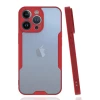 Newface Apple iPhone 14 Pro Kılıf Platin Silikon - Kırmızı
