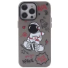 Newface Apple iPhone 14 Pro Kılıf Prada Desenli Kapak - Prada Siyah - 1