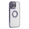 Newface Apple iPhone 14 Pro Kılıf Slot Silikon - Mor