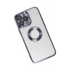 Newface Apple iPhone 14 Pro Kılıf Slot Silikon - Mor