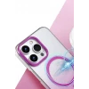 Newface Apple iPhone 14 Pro Max Glossy Magsafe Kapak - Mor