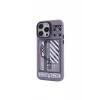 Newface Apple iPhone 14 Pro Max Kılıf Apollo Magneticsafe Desenli Kapak - Apollo Mor - 1