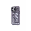 Newface Apple iPhone 14 Pro Max Kılıf Apollo Magneticsafe Desenli Kapak - Apollo Mor - 1