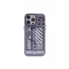Newface Apple iPhone 14 Pro Max Kılıf Apollo Magneticsafe Desenli Kapak - Apollo Mor - 1