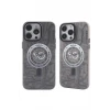 Newface Apple iPhone 14 Pro Max Kılıf Apollo Magneticsafe Desenli Kapak - Apollo Siyah - 1