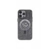 Newface Apple iPhone 14 Pro Max Kılıf Apollo Magneticsafe Desenli Kapak - Apollo Siyah - 1
