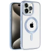 Newface Apple iPhone 14 Pro Max Kılıf Kronos Magsafe Kapak - Sierra Blue
