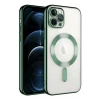 Newface Apple iPhone 14 Pro Max Kılıf Kross Magneticsafe Kapak - Koyu Yeşil