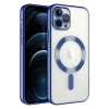 Newface Apple iPhone 14 Pro Max Kılıf Kross Magneticsafe Kapak - Lacivert