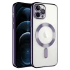 Newface Apple iPhone 14 Pro Max Kılıf Kross Magneticsafe Kapak - Mor