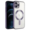 Newface Apple iPhone 14 Pro Max Kılıf Kross Magneticsafe Kapak - Mor