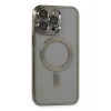 Newface Apple iPhone 14 Pro Max Kılıf Kross Magneticsafe Kapak - Titan Gri
