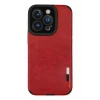 Newface Apple iPhone 14 Pro Max Kılıf Loop Deri Silikon - Kırmızı