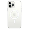 Newface Apple iPhone 14 Pro Max Kılıf Magneticsafe Şeffaf Silikon - Şeffaf