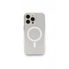 Newface Apple iPhone 14 Pro Max Kılıf Matte Şeffaf Magneticsafe - Şeffaf