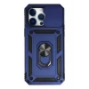 Newface Apple iPhone 14 Pro Max Kılıf Pars Lens Yüzüklü Silikon - Lacivert