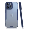 Newface Apple iPhone 14 Pro Max Kılıf Platin Silikon - Lacivert