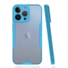 Newface Apple iPhone 14 Pro Max Kılıf Platin Silikon - Mavi