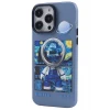 Newface Apple iPhone 14 Pro Max Kılıf Prada Desenli Kapak - Prada Mavi - 1