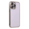 Newface Apple iPhone 14 Pro Max Kılıf Razer Lensli Silikon - Gold