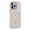 Newface Apple iPhone 14 Pro Max Kılıf Room Magneticsafe Silikon - Pudra