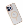 Newface Apple iPhone 14 Pro Max Kılıf Room Magneticsafe Silikon - Pudra