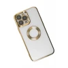 Newface Apple iPhone 14 Pro Max Kılıf Slot Silikon - Gold