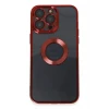 Newface Apple iPhone 14 Pro Max Kılıf Slot Silikon - Kırmızı