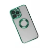 Newface Apple iPhone 14 Pro Max Kılıf Slot Silikon - Köknar Yeşili