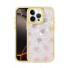 Newface Apple iPhone 14 Pro Max Lumi Desenli Kapak - Sarı
