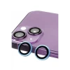 Newface Apple iPhone 14 Raze Metal Kamera Lens - Mavi