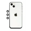 Newface Apple iPhone 14 Shine Kamera Lens - Gümüş