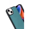 Newface Apple iPhone 15 Kılıf Aras Deri Kapak - Açık Yeşil