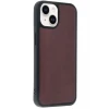 Newface Apple iPhone 15 Kılıf Aras Deri Kapak - Bordo