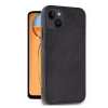 Newface Apple iPhone 15 Kılıf Aras Deri Kapak - Siyah