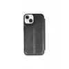 Newface Apple iPhone 15 Kılıf Flip Cover - Siyah