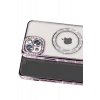Newface Apple iPhone 15 Kılıf Joke Simli Magneticsafe Kılıf - Derin Mor