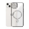 Newface Apple iPhone 15 Kılıf Joke Simli Magneticsafe Kılıf - Siyah