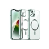 Newface Apple iPhone 15 Kılıf Kross Magneticsafe Kapak - Açık Yeşil