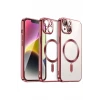 Newface Apple iPhone 15 Kılıf Kross Magneticsafe Kapak - Kırmızı