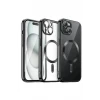 Newface Apple iPhone 15 Kılıf Kross Magneticsafe Kapak - Siyah