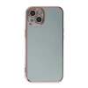 Newface Apple iPhone 15 Kılıf Volet Silikon - Açık Yeşil