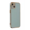 Newface Apple iPhone 15 Kılıf Volet Silikon - Açık Yeşil