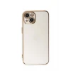 Newface Apple iPhone 15 Kılıf Volet Silikon - Beyaz