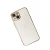 Newface Apple iPhone 15 Kılıf Volet Silikon - Beyaz
