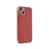 Newface Apple iPhone 15 Kılıf Volet Silikon - Kırmızı