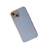 Newface Apple iPhone 15 Kılıf Volet Silikon - Mavi