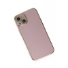 Newface Apple iPhone 15 Kılıf Volet Silikon - Mor