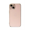 Newface Apple iPhone 15 Kılıf Volet Silikon - Pembe