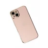 Newface Apple iPhone 15 Kılıf Volet Silikon - Pembe